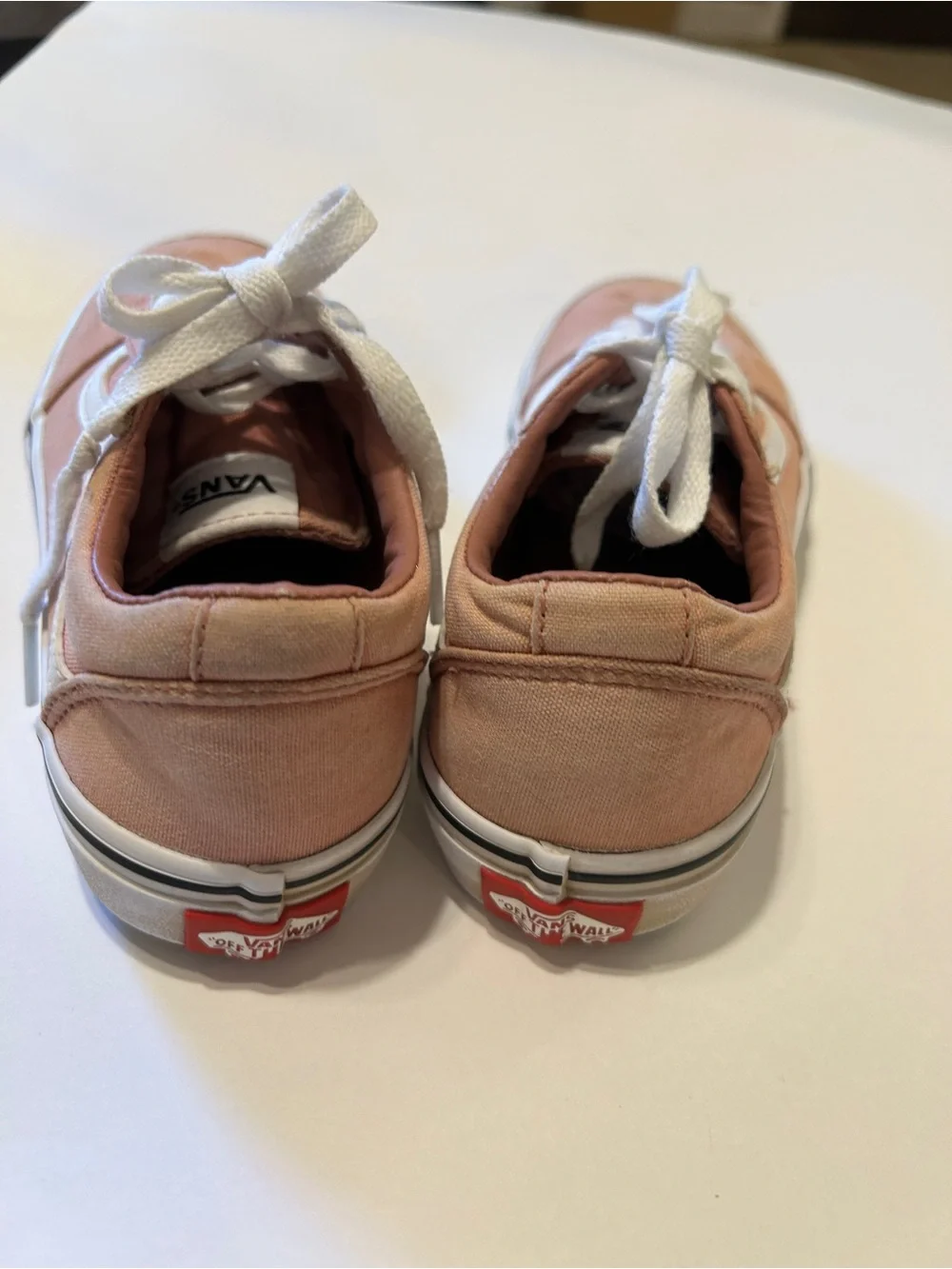Vans youth Missy sneakers mauve pink size 2 canvas skater shoes